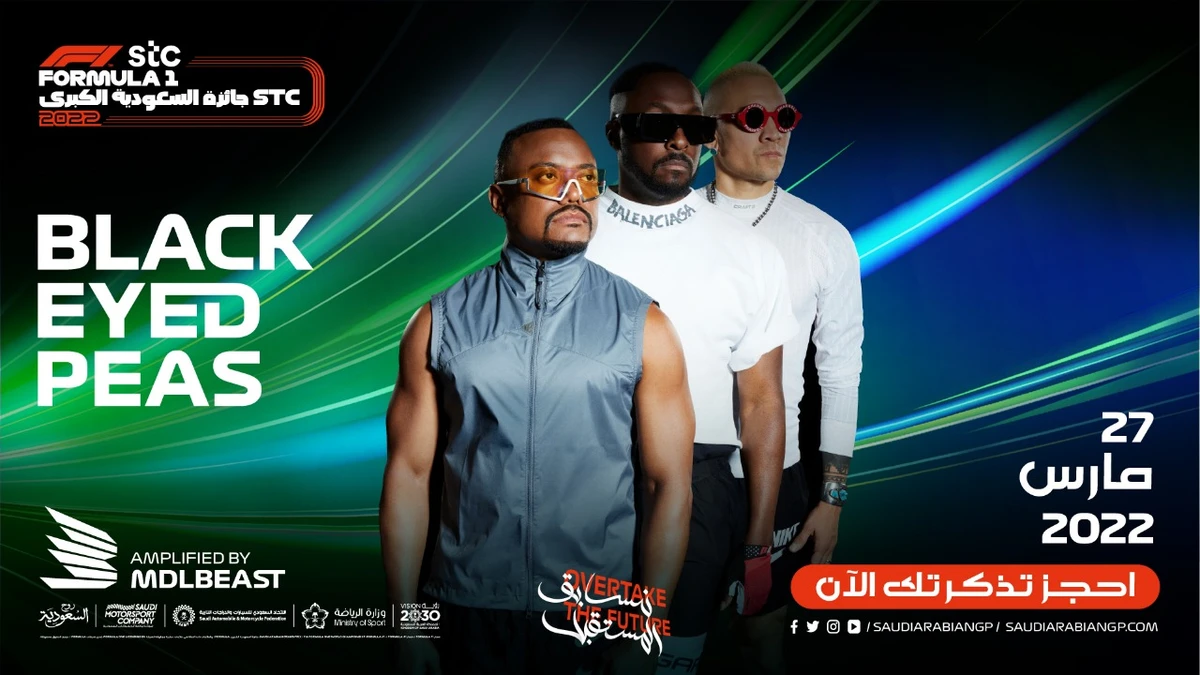 Black Eyed Peas and Chris Brown to close out Jeddah post-race concerts