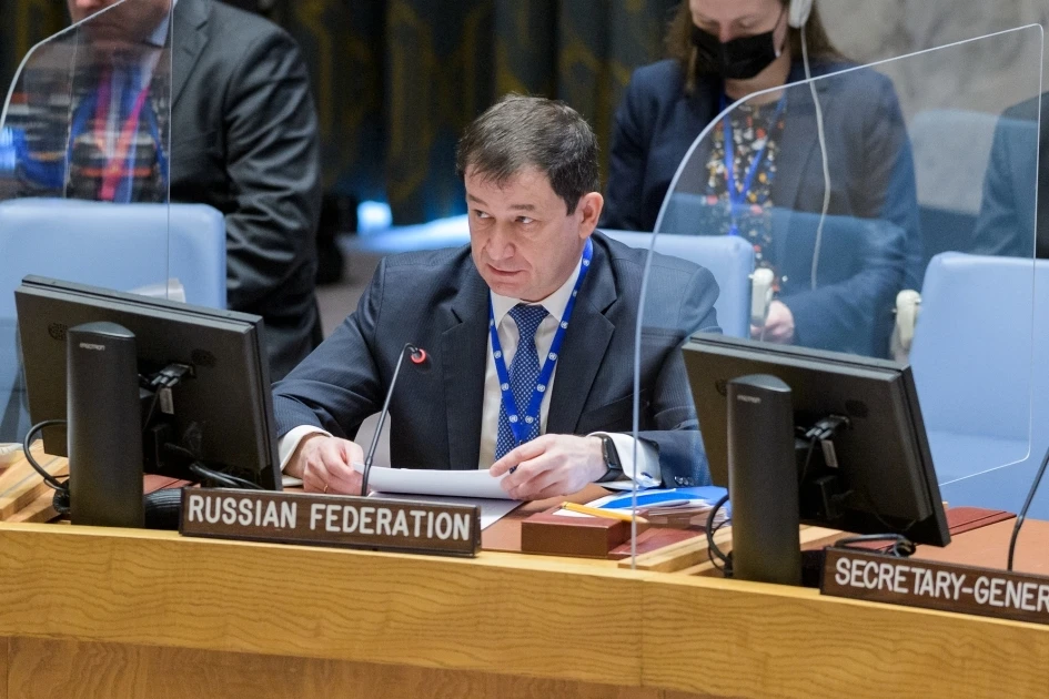 Dmitry Polyanskiy, Russia’s deputy permanent representative to the UN. (AP)