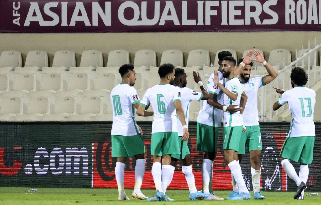 Saudi Arabia are heading to the World Cup for a sixth time. (AFP)