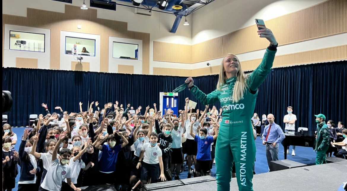 Women are catching up to men in motorsports, says Aston Martin ambassador