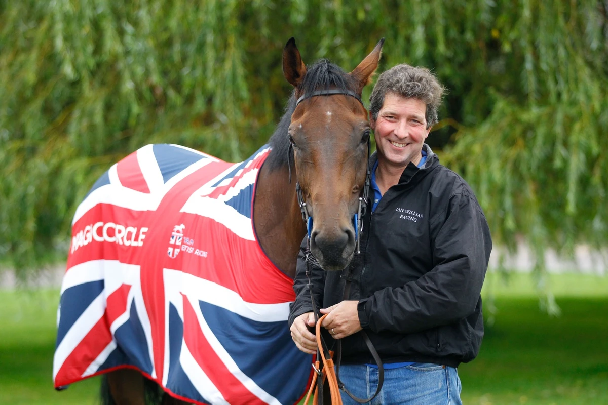 Trainer Ian Williams - here with Magic Circle - is hoping that East Asia, once again, punches above his weight at the Dubai Gold Cup sponsored by Al-Tayer Motors. (Supplied)
