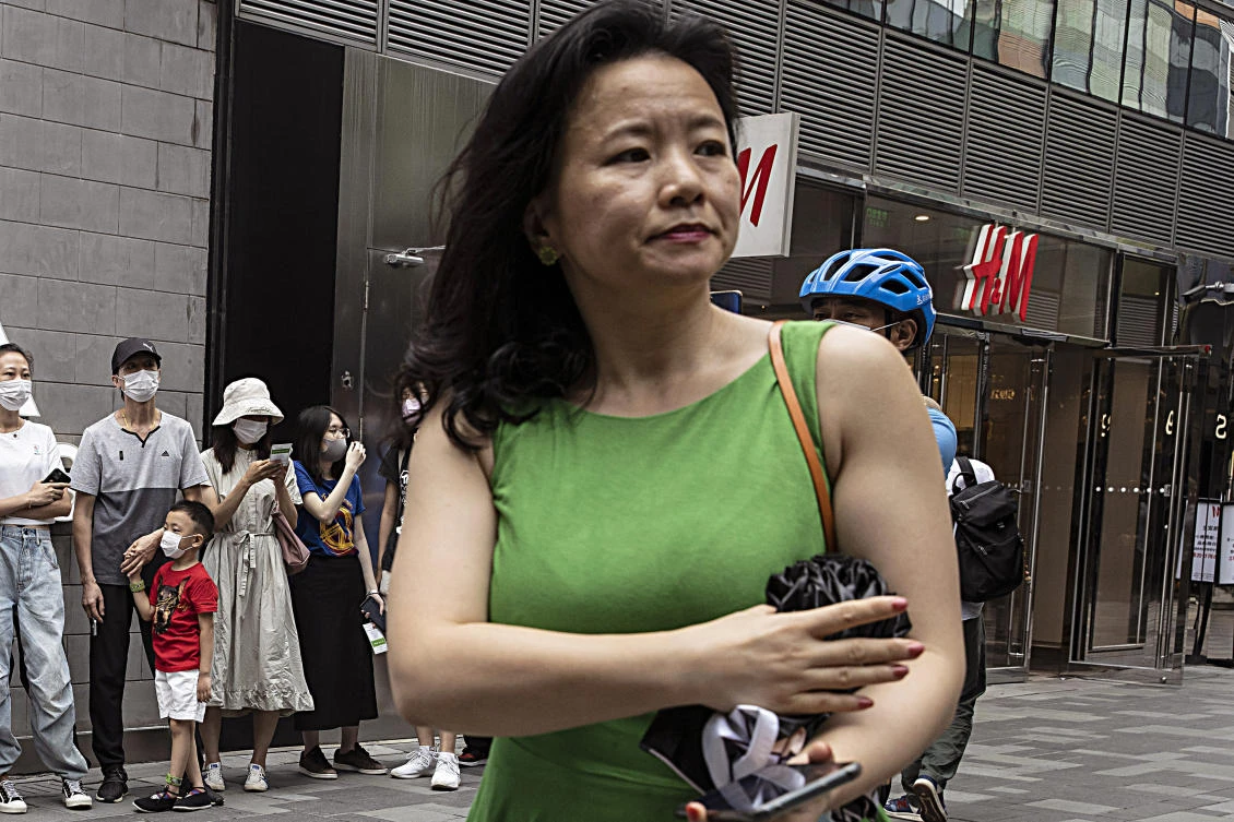 Australian journalist Cheng was a familiar face on the state broadcaster CGTN’s English-language channel, conducting interviews with noted CEOs from around the world. (AP)