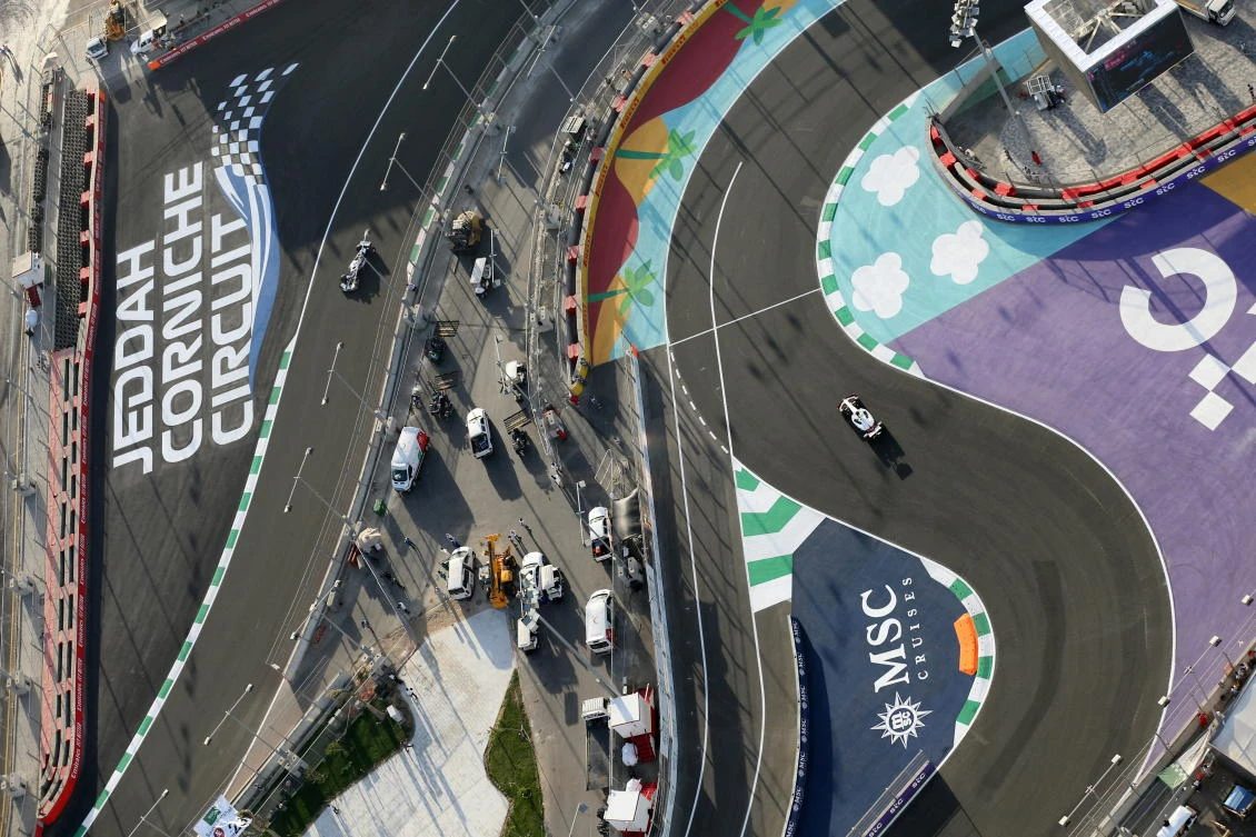 Formula One drivers said they would race on Sunday after long talks and reassurances from Saudi government ministers. (Reuters)