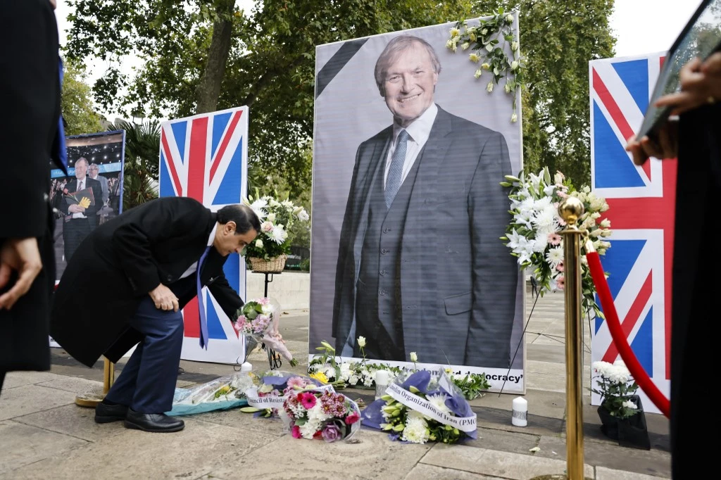 The trial of a man who is accused of murdering British MP Sir David Amess has been delayed after members of the jury tested positive for COVID-19. (File/AFP)