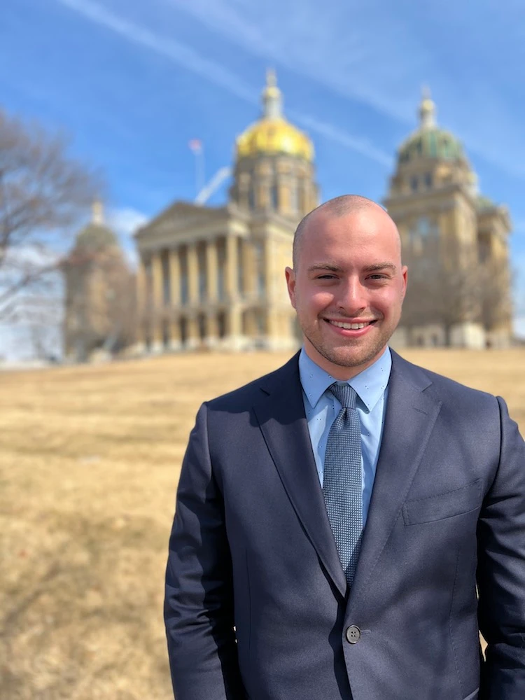 Sami Scheetz, the first Arab American to become Iowa state representative after next November elections. (Supplied)