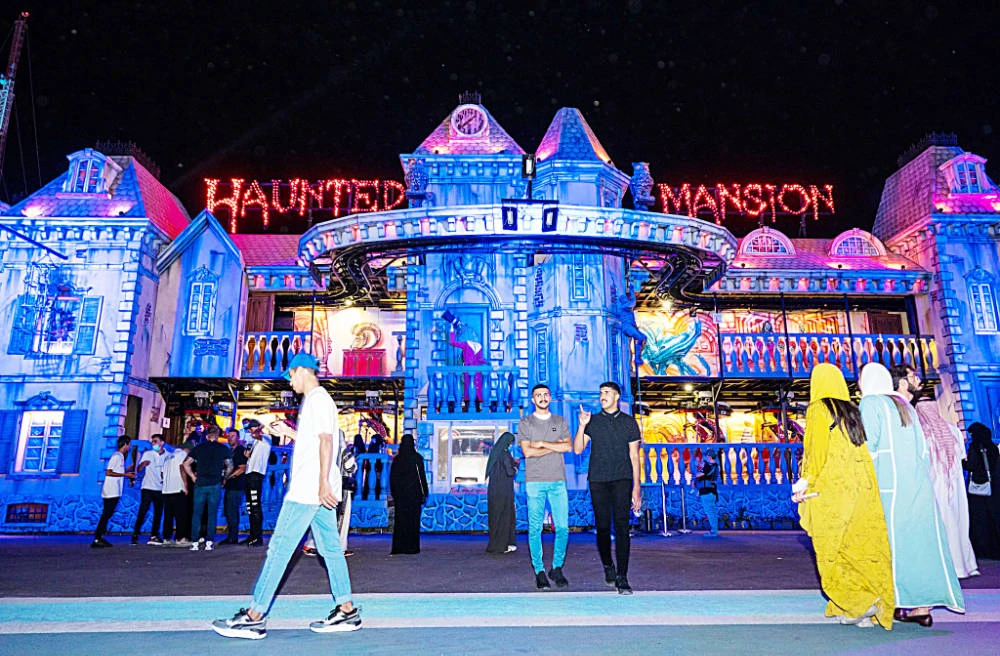 Winter Wonderland has been known to be one of the most anticipated riyadh season events Saudi Arabia has seen. (AN photo by Huda Bashatah)