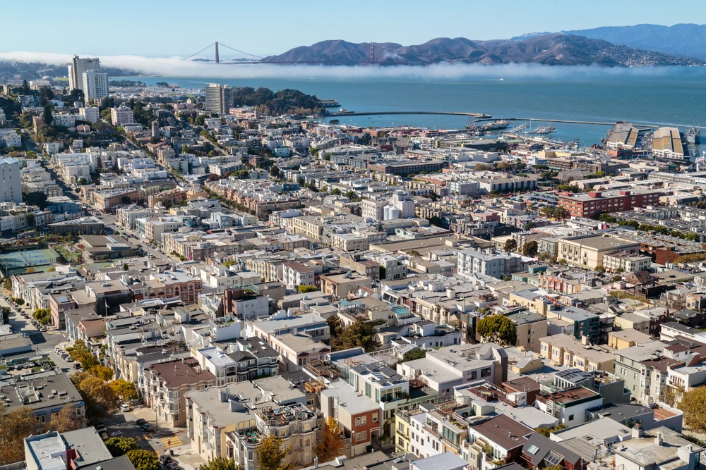 The property, encompassing an area of 11,808 square meters, is 98 percent leased to the city of San Francisco, California. Image: Shutterstock