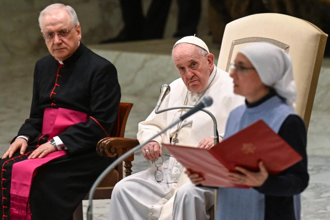 A key moment of Pope Francis’s trip to Malta will be his visit Sunday to meet migrants living at the peace center set up in honor of former Pope John XXIII. (AFP)