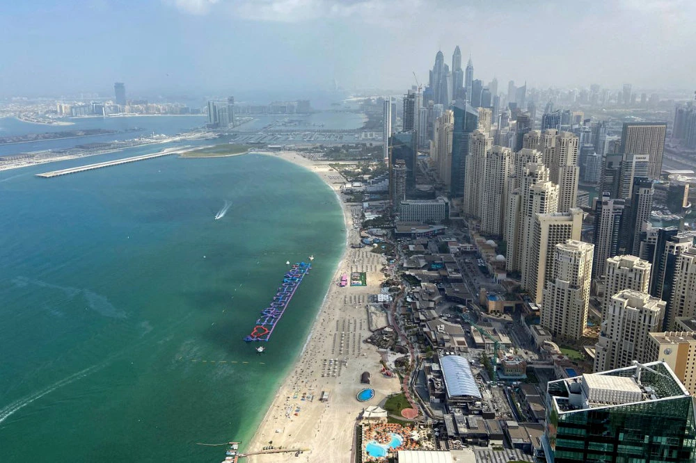 A general view of Jumeirah Beach Residence (JBR) in Dubai, UAE. (Reuters)