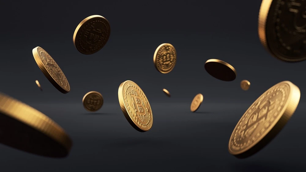 A dramatic sell-off in Bitcoin and other cryptocurrencies has outpaced a marked retreat in the US stock market. (Shutterstock)