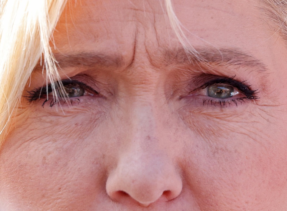 Marine Le Pen, French far-right National Rally party candidate. (Reuters)