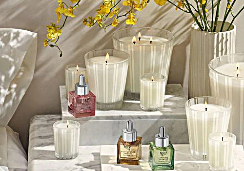 Perfumes and candles