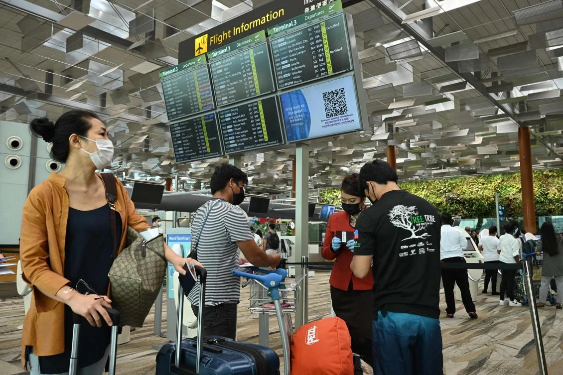 Aviation hub joins other countries in the region that have recently dropped travel curbs as they shift to living with COVID-19. (AFP)