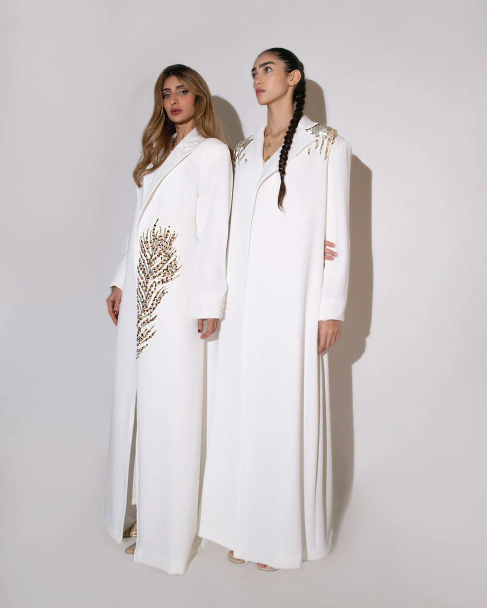 Most Ramadan collections by Saudi designers are inspired by traditional Saudi patterns and nature. (Photo/Wafa Al-Jaffali's designs)