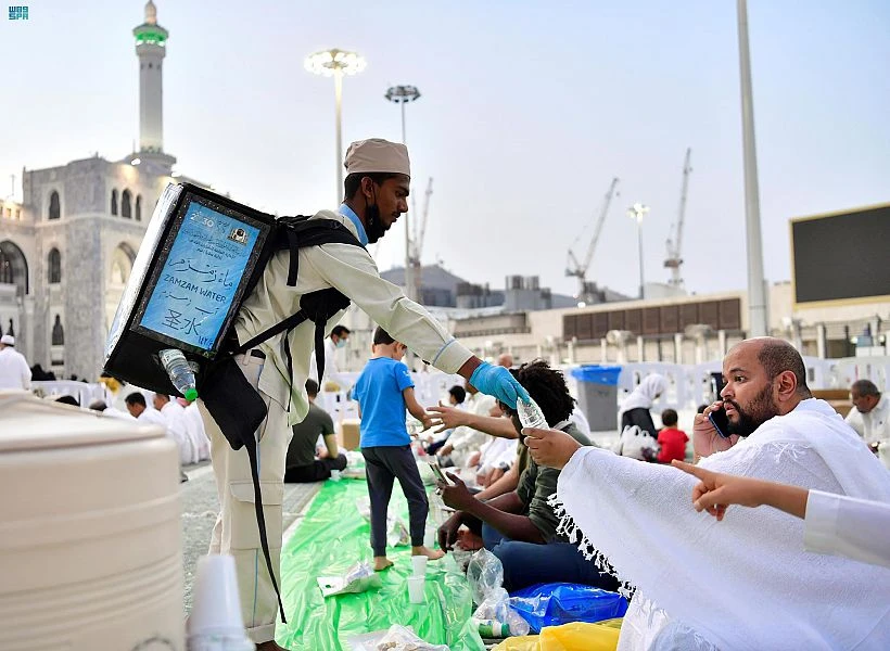 More than 500k liters of Zamzam water distributed during Ramadan