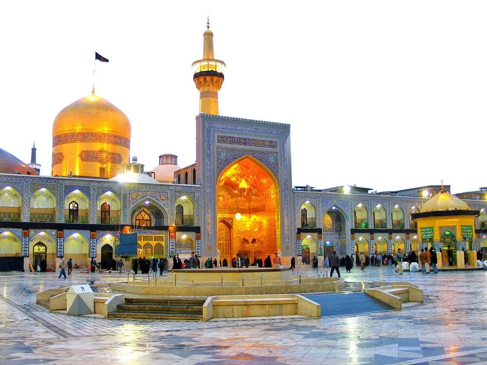 The undated photo shows Imam Reza shrine, a major pilgrimage site for Shiite Muslims in Iran’s northeast city of Mashhad. (Photo courtesy: Online)