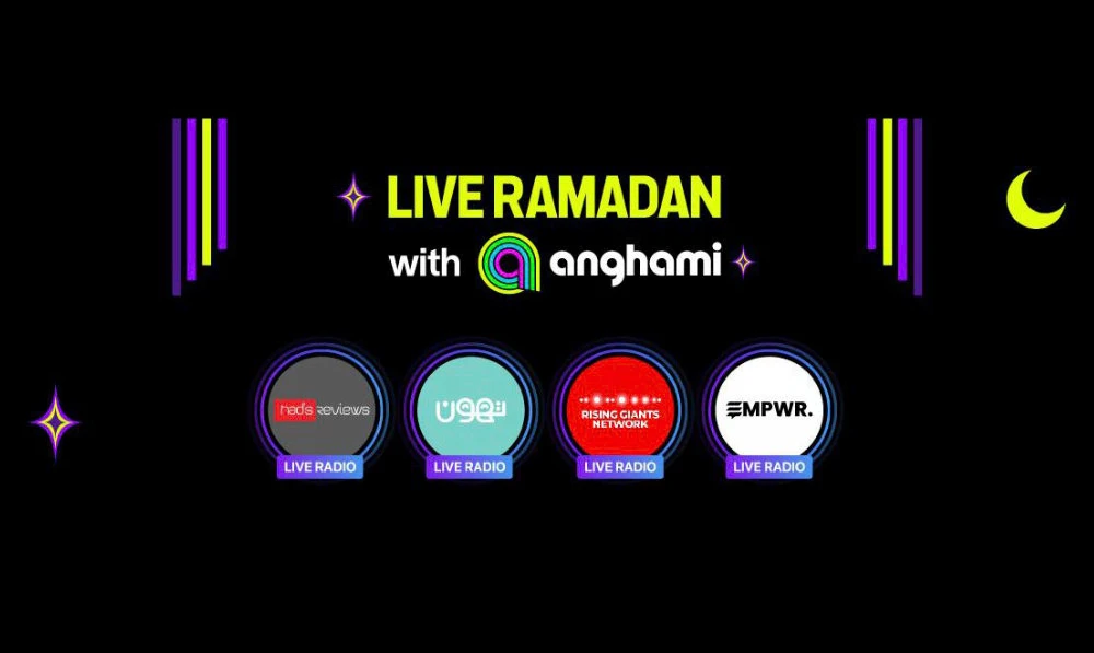 Anghami launches live radio programs for Ramadan