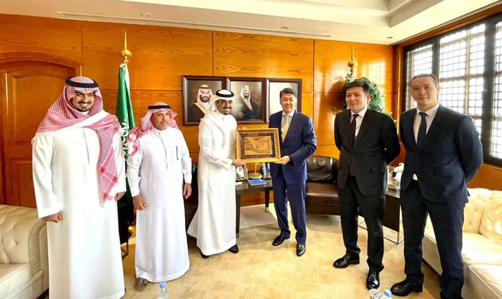 Ambassador Berik Aryn and Saudi officials discussed investment opportunities in Kazakhstan’s tourism industry. (Supplied)