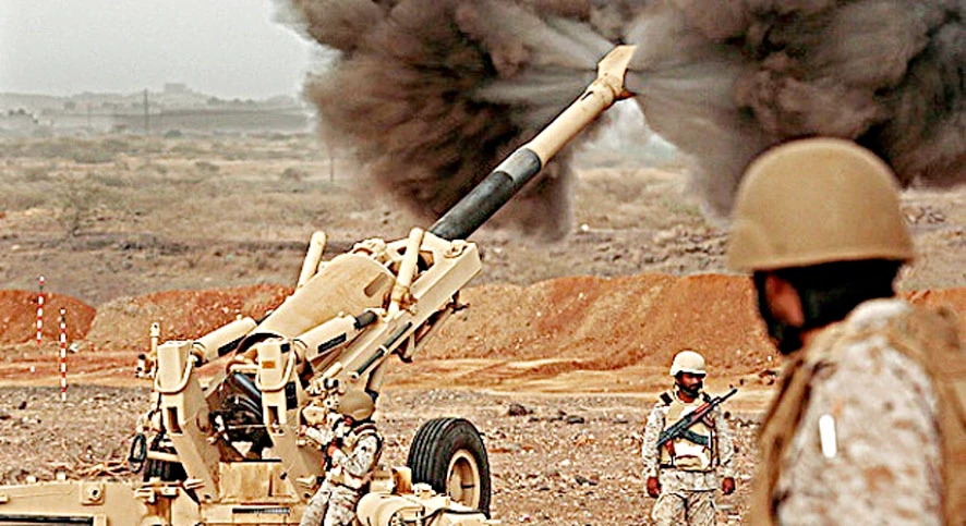 The coalition entered the conflict in March 2015 with airstrikes hitting rebels. (SPA)