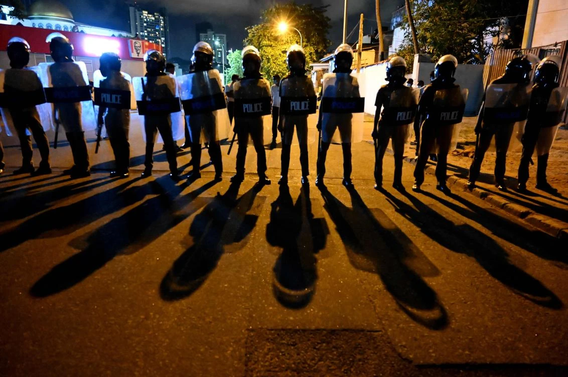 Protests over the Sri Lanka’s economic troubles have spread nationwide and expanded to criticism of President Gotabaya Rajapaksa and his politically powerful family. (AFP)