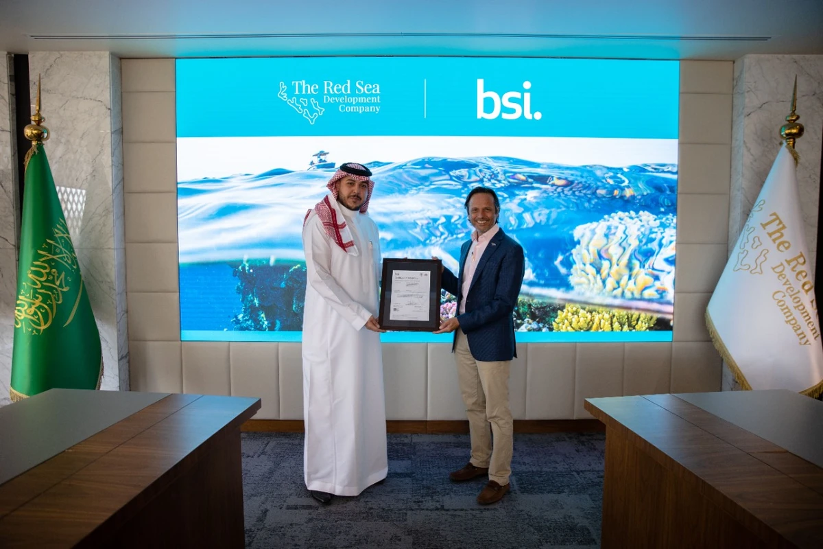 Touted to be one of the world’s most ambitious tourism projects, the Red Sea Project also received “ISO22301:2019 Security and resilience — business continuity management systems” certification, awarded by the British Standards Institution. (Supplied)