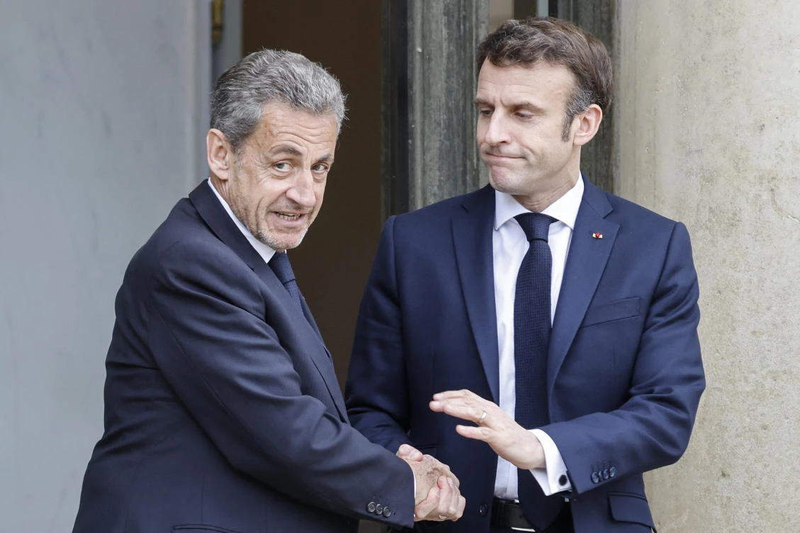 France's former president Nicolas Sarkozy said he would vote for centrist Emmanuel Macron in a run-off presidential vote against far-right leader Marine Le Pen. (File/AFP)