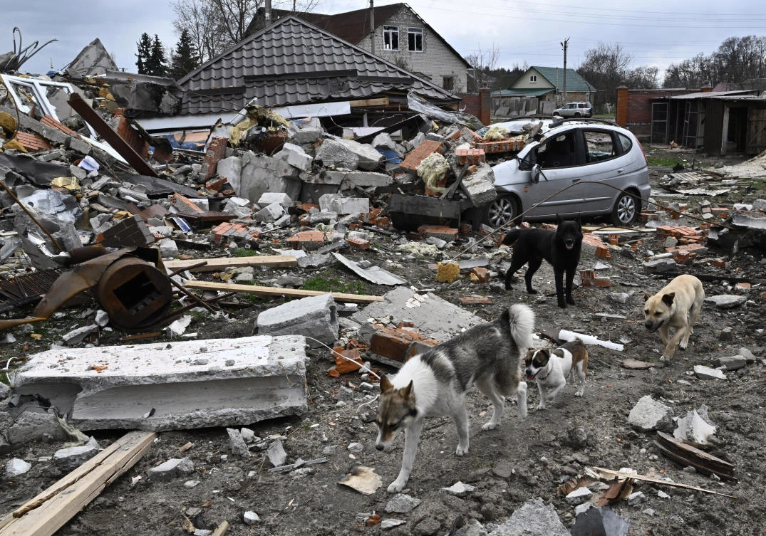 Biden’s accusation comes as Moscow is feared to be readying a massive onslaught across Ukraine’s east that Washington warned might involve chemical weapons. (File/AFP)