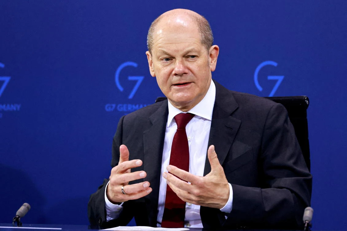 German Chancellor Olaf Scholz. (Reuters)
