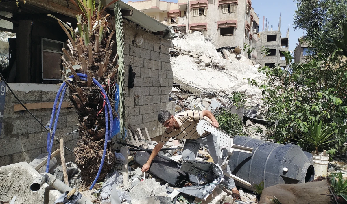 Official figures from Hamas’s Ministry of Public Works and Housing show that only 5 percent of what has been destroyed has been reconstructed in Gaza. (Supplied)