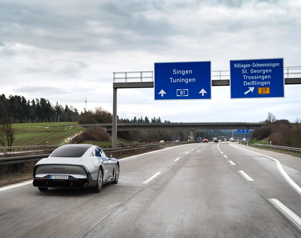 Despite driving at a speed of 87 miles per hour, the vehicle had up to 15 percent charge left upon arrival to the destination.