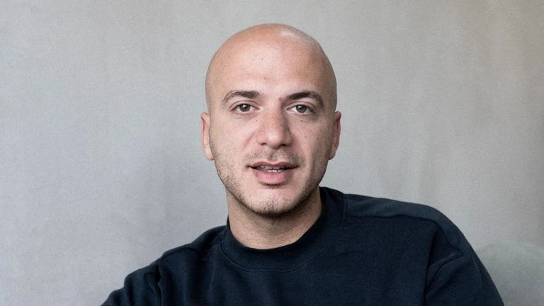 Syrian filmmaker Hassan Akkad, who arrived in the UK after fleeing the war in his home country seven years ago, is among the latest to criticise the plans. (Screenshot/Sky News)