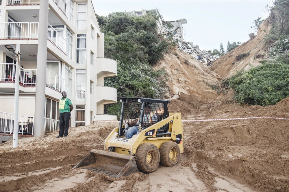 The heaviest rainfall in six decades has swept away homes and destroyed infrastructure in the city of Durban and KwaZulu-Natal province in South Africa. (AFP)