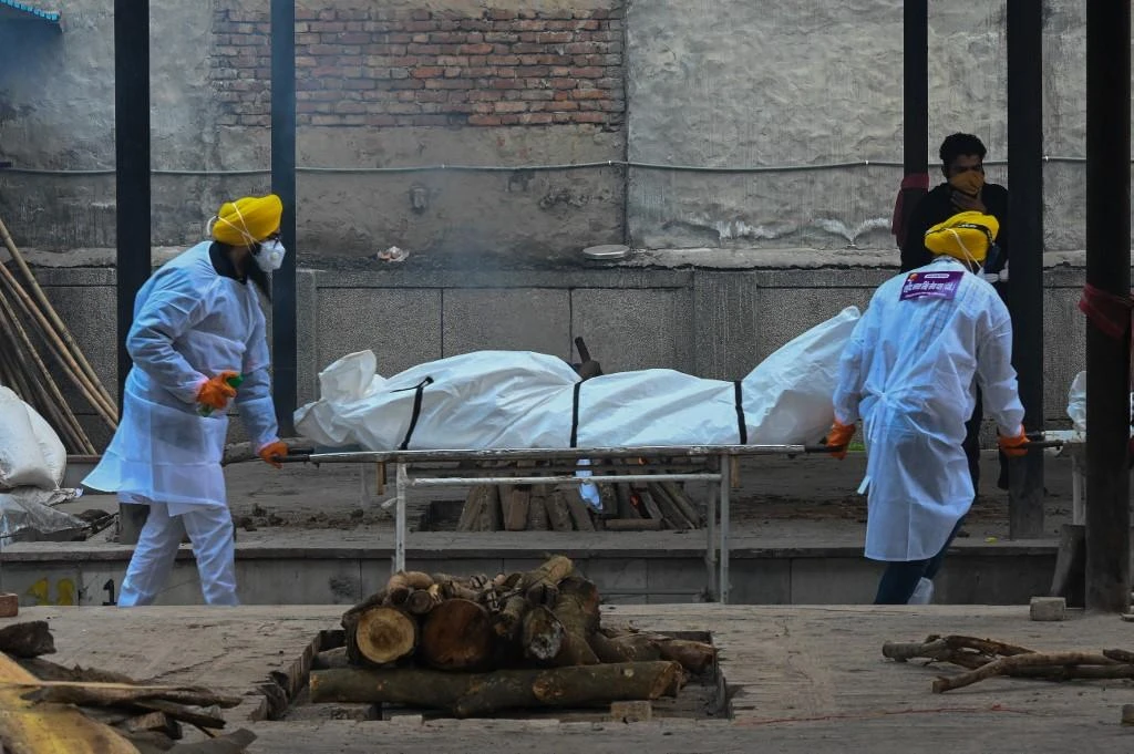 India’s official figures show 520,000 COVID-19 deaths nationally, although a World Health Organization study estimates it is eight times higher. (AFP)