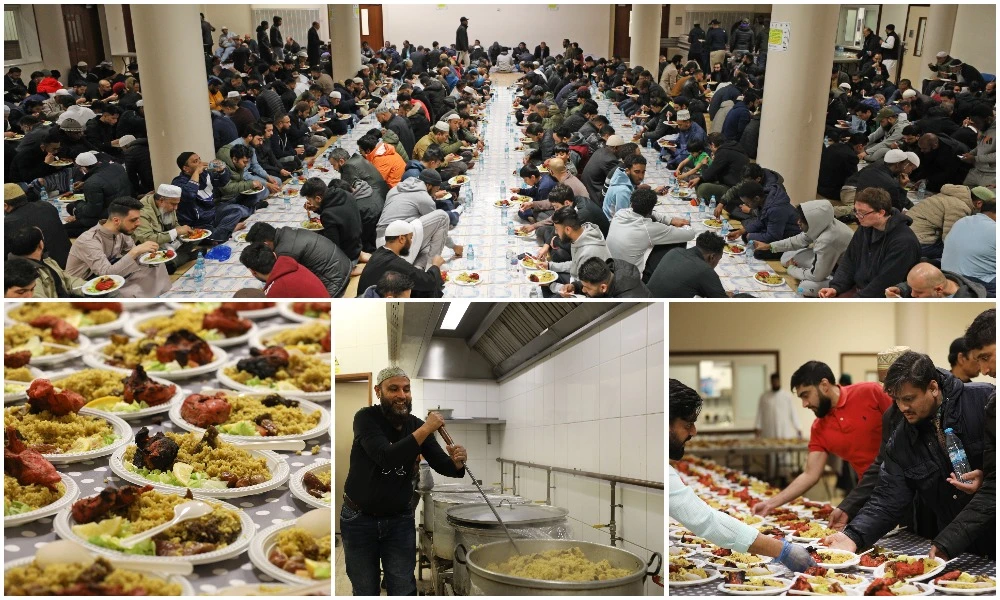 ELM is serving more than 500 iftar meals a day during Ramadan 2022 following the lifting of COVID-19 restrictions. (Rehan Jamil/East London Mosque)