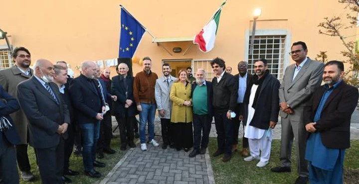The event took place at the new Assalam Islamic Center in the popular Corticella neigborhood of Bologna. (Supplied)