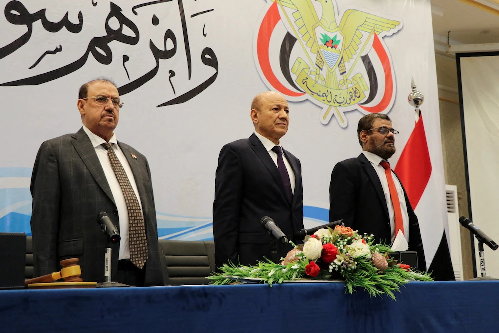 Saudi Arabia congratulates president, members of Yemen leadership council for taking oath