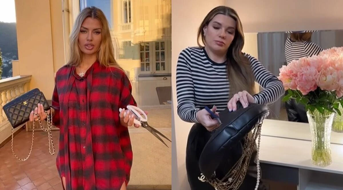 While wealthy influencers thought nothing of chopping up a $7,000 (minimum) luxury bag, much of the world was confused and angered by the misdirected outrage toward the fashion brand. (Twitter)