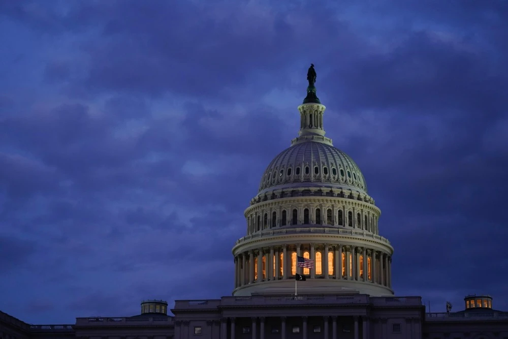 Neither the House of Representatives nor the Senate, the chambers of Congress that are located in the Capitol, were in session at the time of the scare. (AP)