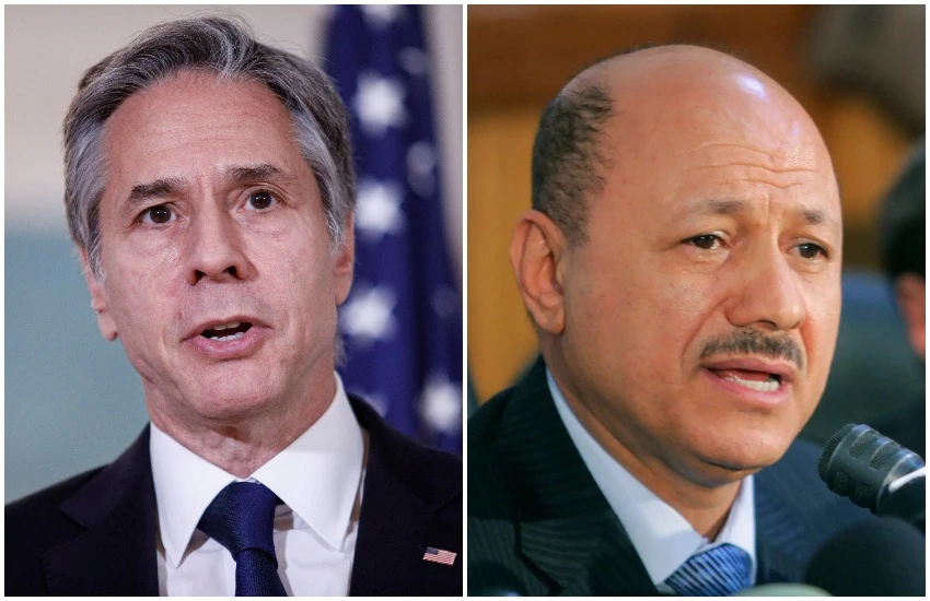 Blinken discusses positive momentum in Yemen with head of new leadership council