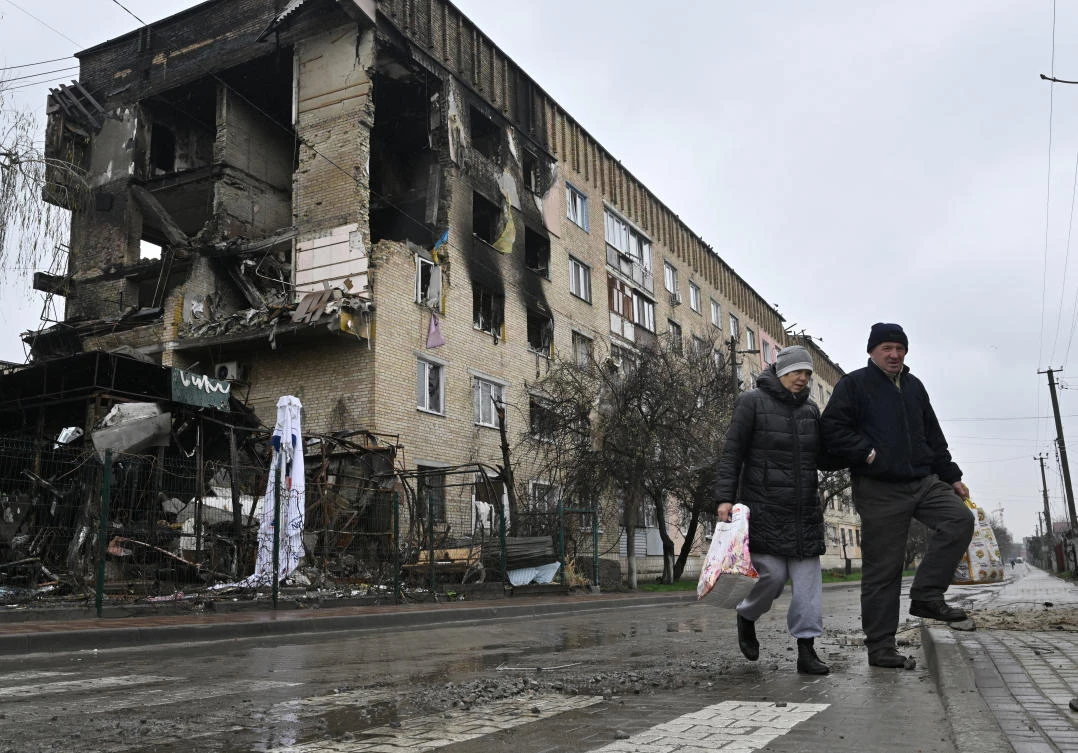 The war enters its third month on Sunday but a senior Russian military officer said “the second phase of the special operation” — as Moscow terms its invasion of Ukraine — had just begun. (File/AFP)