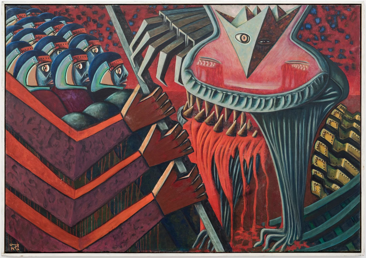 'Technologies et revolution,' 1968, from 'Blood and freedom.' (Supplied)