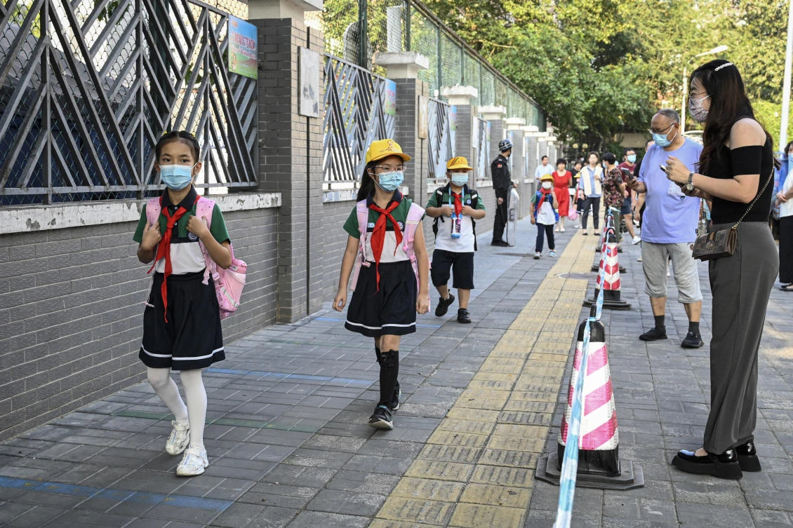 City officials suspended classes in the school for a week following the positive test results on Friday. (File/AFP)