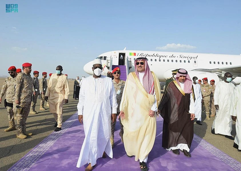 Senegal, Comoros, Ivory Coast and Chad leaders arrive in Saudi Arabia