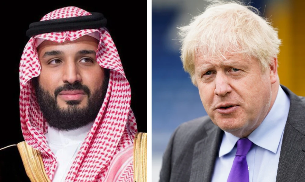 Saudi crown prince, UK prime minister discuss developments in Ukraine