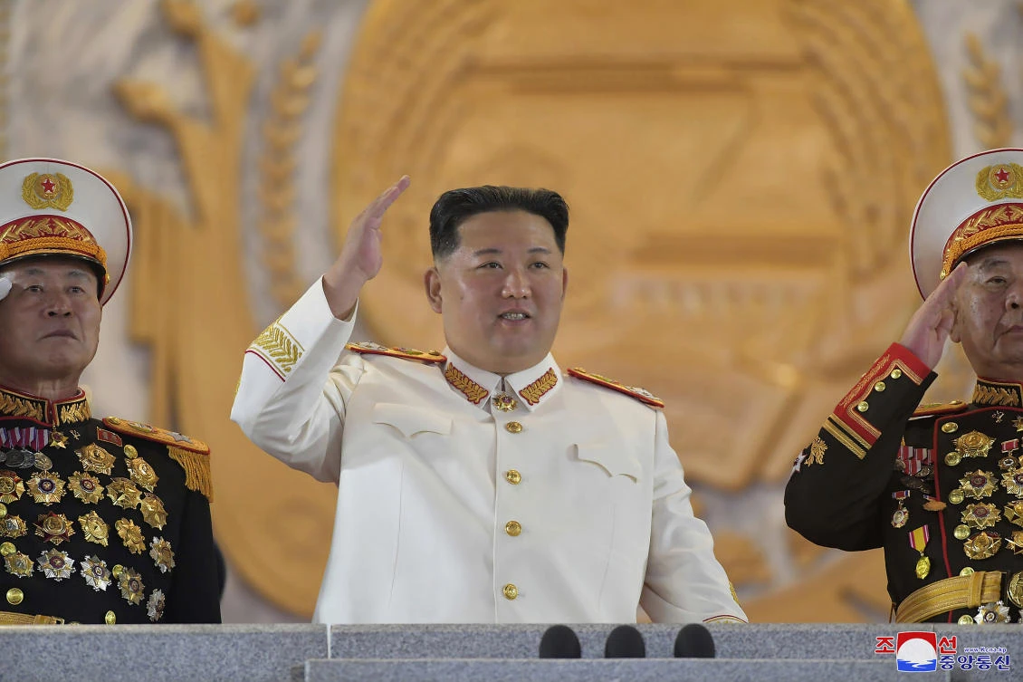 North Korean leader Kim Jong Un pledge a commitment to his country’s nuclear capabilities. (Korean Central News Agency/Korea News Service via AP)