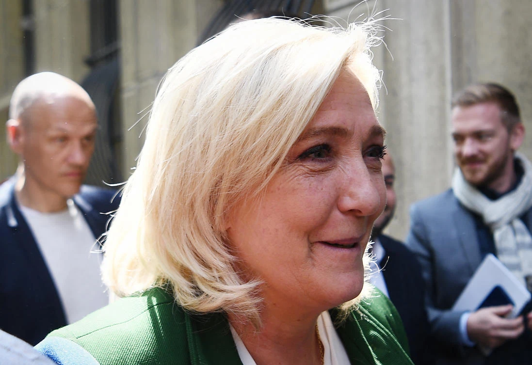 Marine Le Pen will defend her seat in parliamentary elections in June. (FILE/AFP)