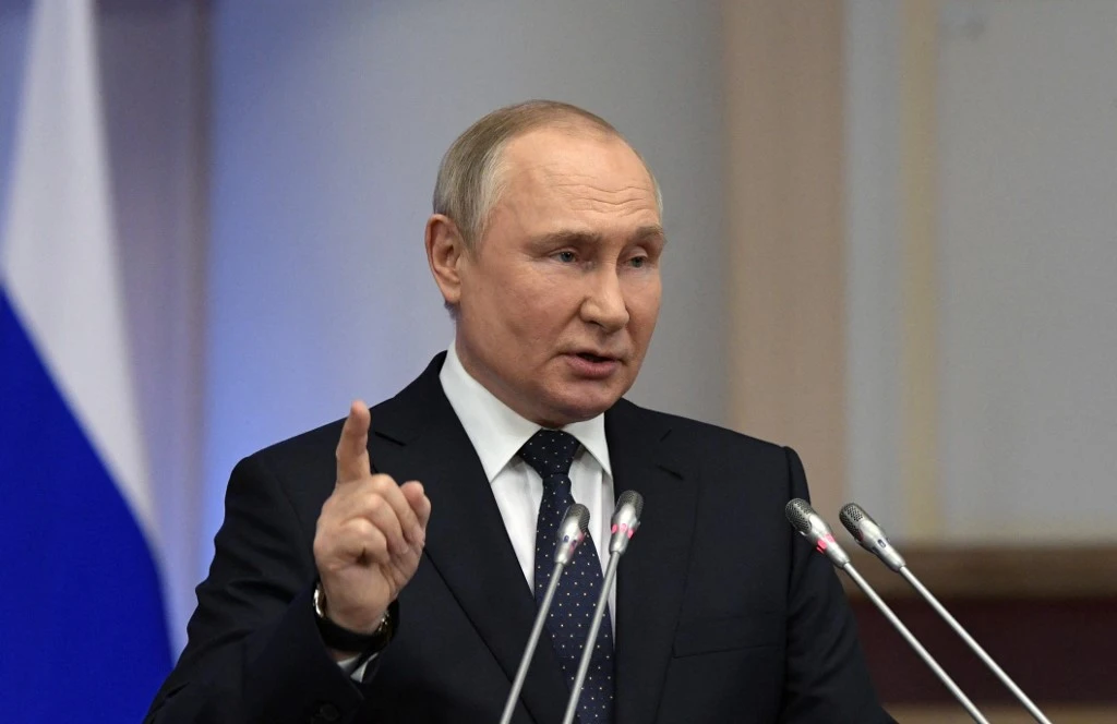 Vladimir Putin is insisting Russian gas is paid for in roubles (AFP)