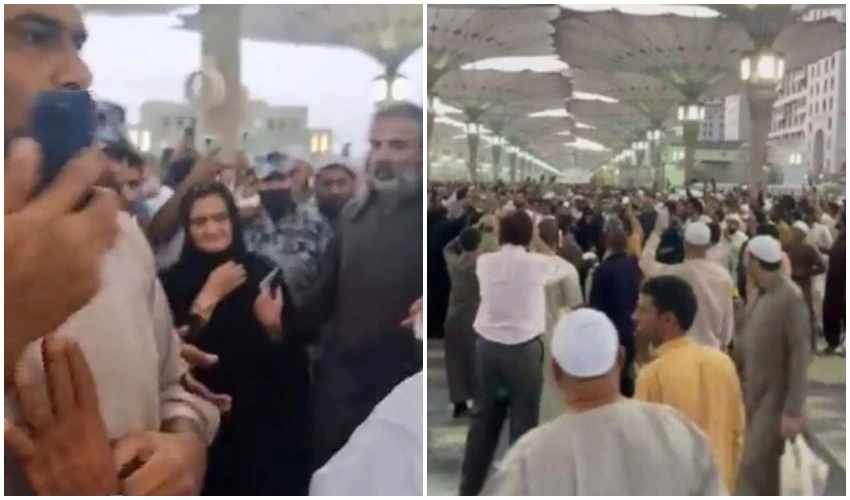The spokesperson for the Madinah Police said the suspects were “referred to the competent authorities after legal procedures were completed against them.” (Screenshots)