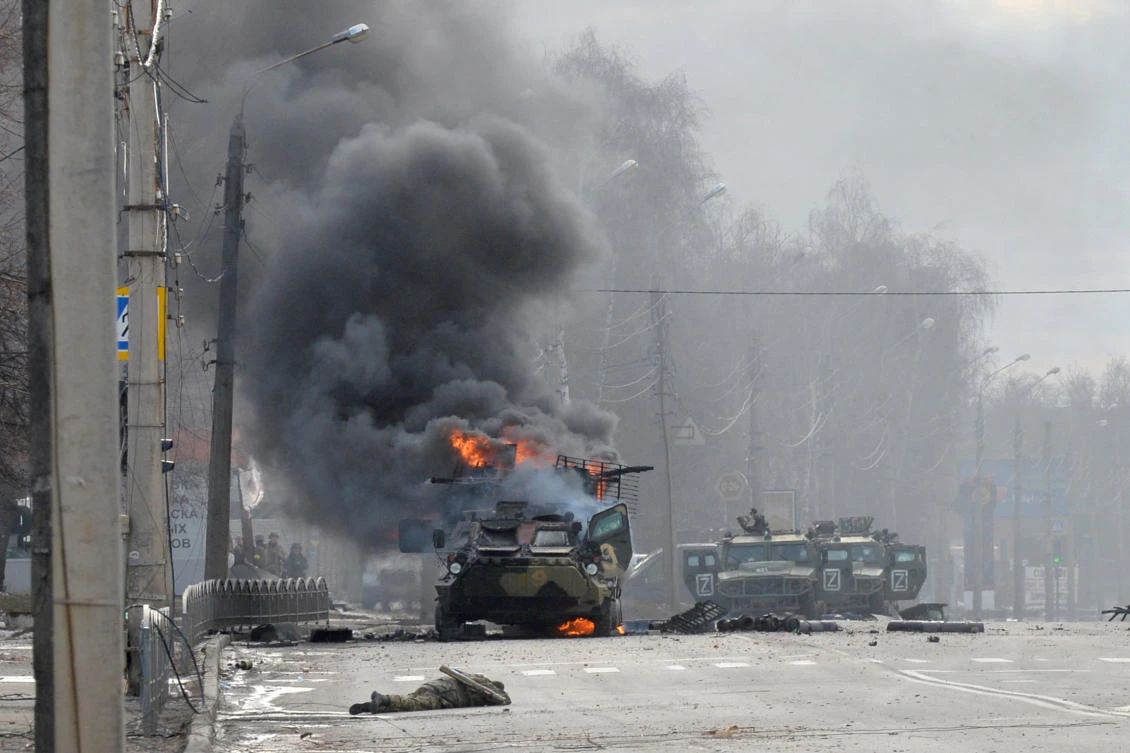 Getting a full picture of the unfolding battle in the east has been difficult because airstrikes and artillery barrages have made it extremely dangerous for reporters to move around. (File/AFP)