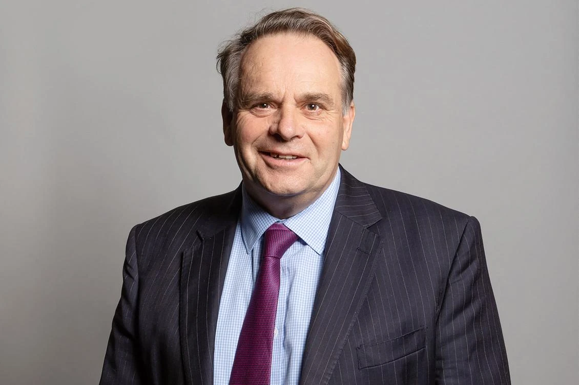 British lawmaker Neil Parish said he will continue as a member of parliament while an investigation is carried out. (UK Parliament/AFP)